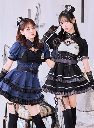 即日発送】【中村里砂&佐藤ノア着用】ゴシックチャームポリス