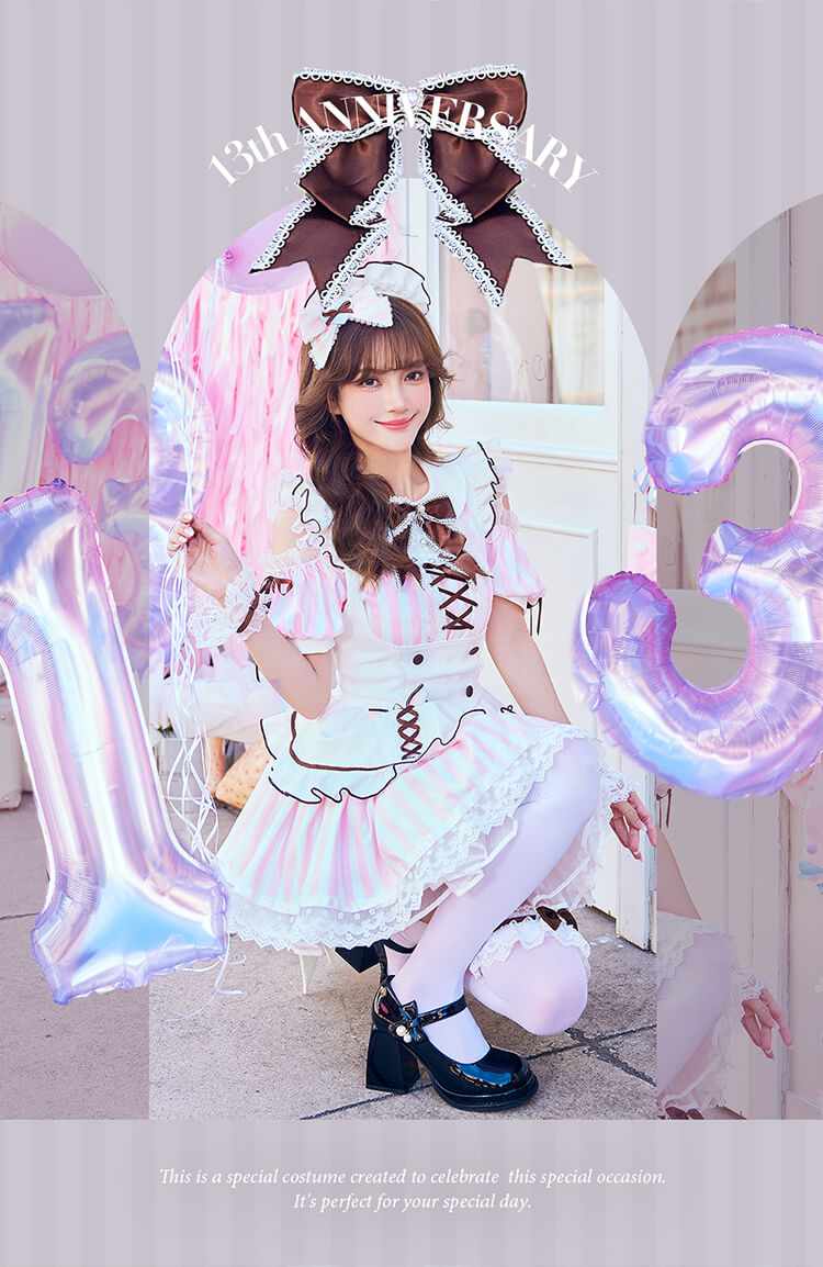 ピンクは予約】パレットショコラキャンディメイド《オリジナルコスプレ