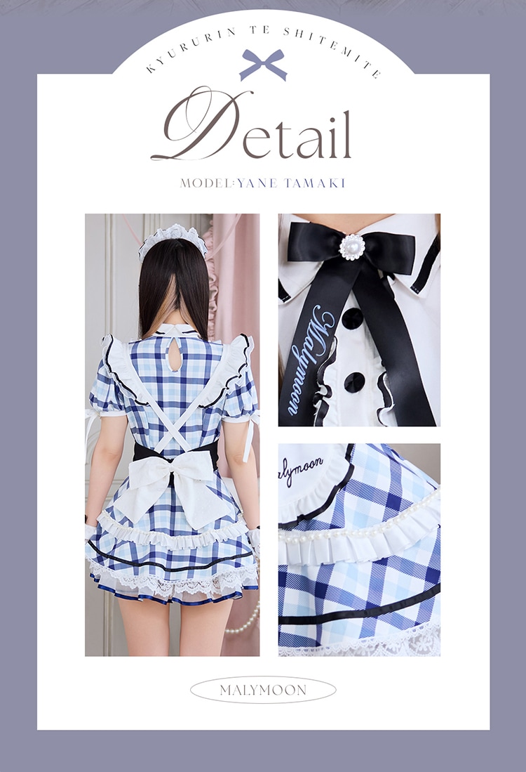 一部予約】【きゅるりんってしてみて着用】メイドコスチューム