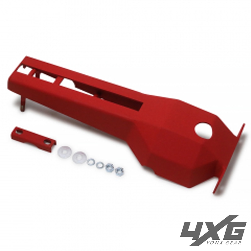 ジムニー JB23 フロント デフガード アクスル 4XG ヨンクスギア レッド