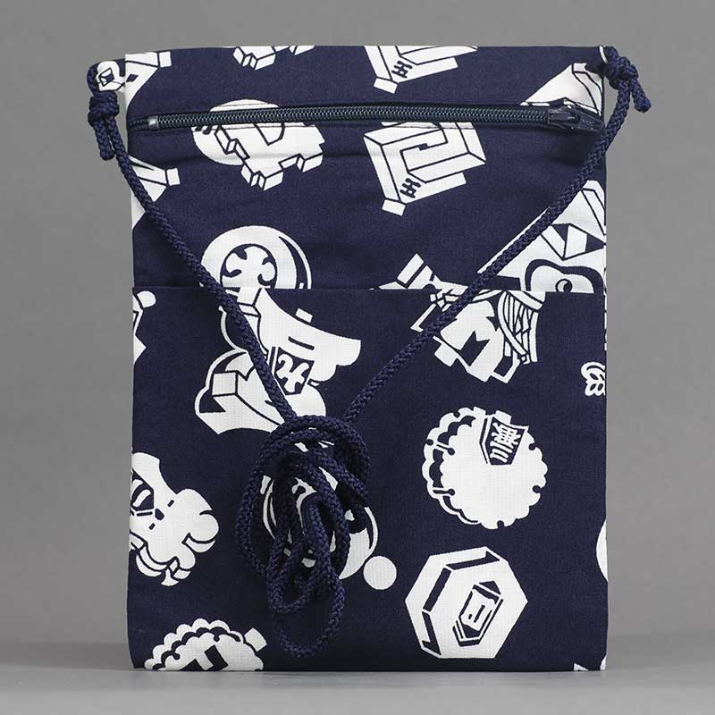 江戸一柄祭ポシェット【紺まとい｜新大サイズ】祭用品専門店浅草絆纒屋