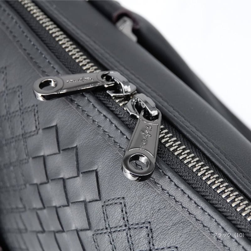 モザイク ブリーフケース B4サイズ対応 スムースレザー ビジネス 新