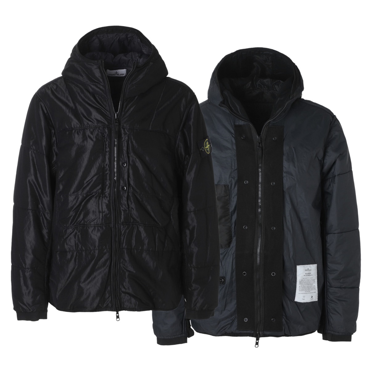 STONE ISLAND ストーンアイランド フード付き 中綿入りブルゾン