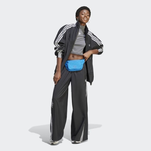 レディース ADILENIUM オーバーサイズ トラックトップ ブラック