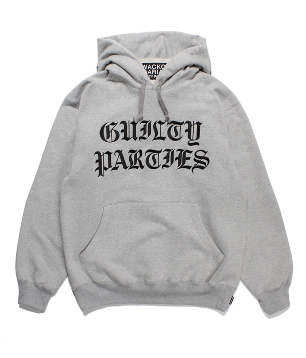 HEAVY WEIGHT PULLOVER HOODED SWEAT SHIRT (TYPE-3)【GRAY】｜WACKO