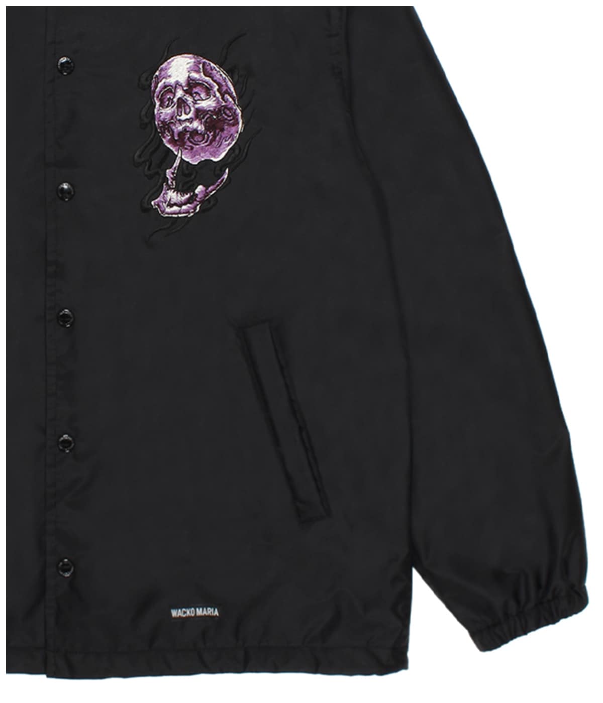 56 TATTOO STUDIO / COACH JACKET【BLACK】｜WACKO MARIA｜MELTING POT