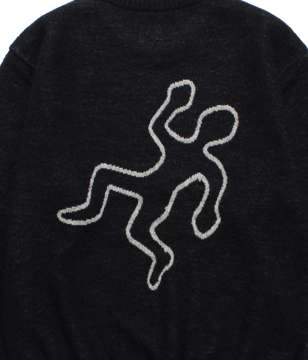 DEAD KENNEDYS / MOHAIR CREW NECK SWEATER【BLACK】｜WACKO MARIA