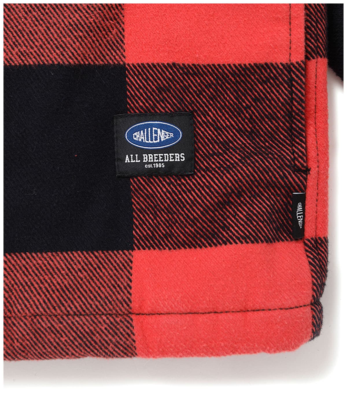 LINING ZIP UP SHIRT【ORANGE-BLACK】｜CHALLENGER｜MELTING POT（正規