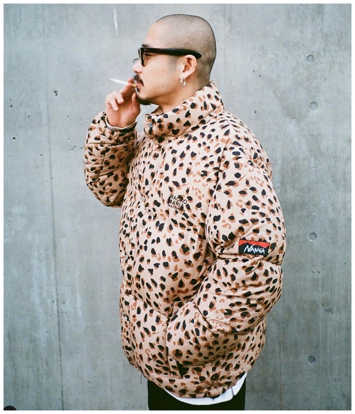 NANGA / LEOPARD DOWN JACKET【BEIGE】｜WACKO MARIA｜MELTING POT