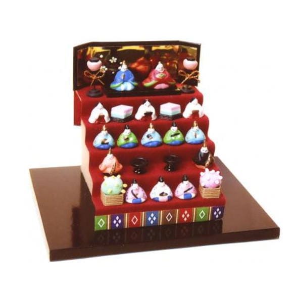 ミニチュアキット】 ミニミニひな人形5段飾りキット [6622] [m-s