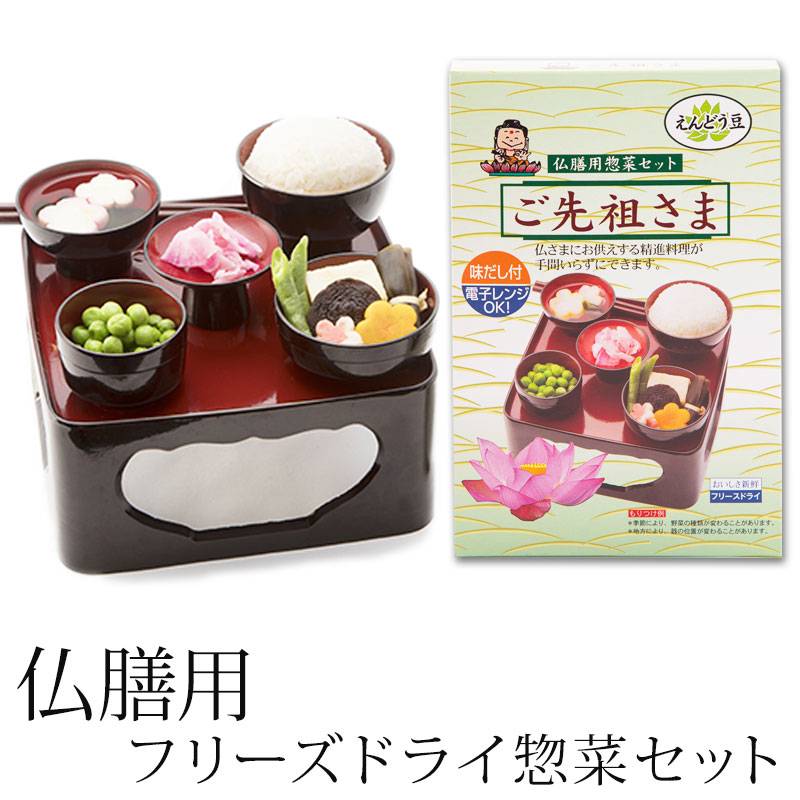 仏膳用 惣菜セット ご先祖さま 仏様 仏壇 素材セット 精進料理 霊具膳