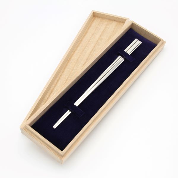 銀製 箸【短】 | 宮本商行オンラインショップ : 銀製品 宮内庁御用達