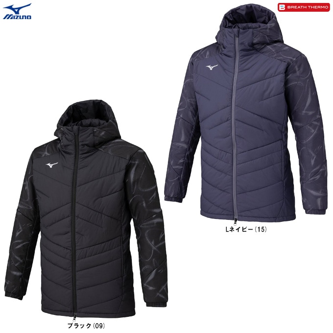 MIZUNO（ミズノ）限定 中綿 テックフィルブレスサーモコート(ミドル丈