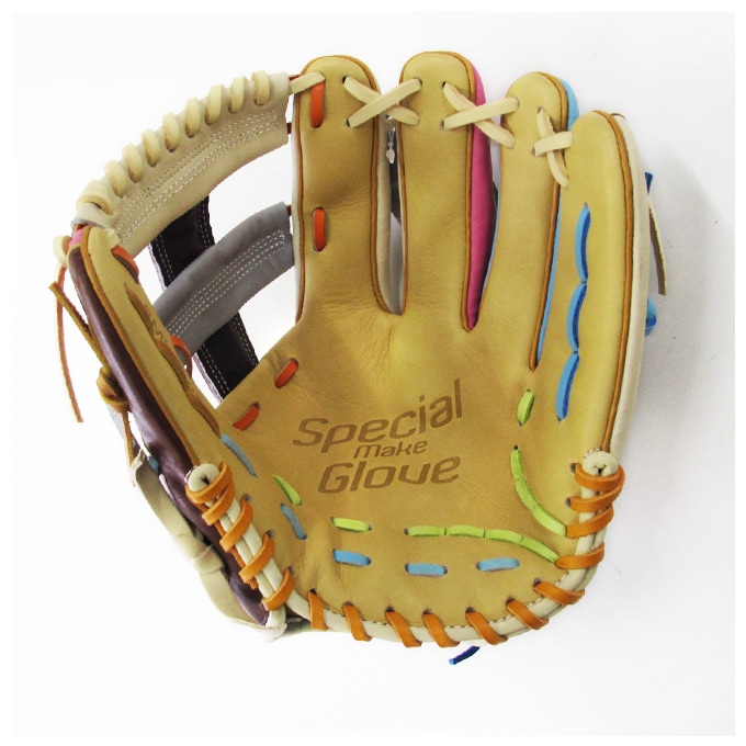 SSK（エスエスケイ）限定 軟式用グラブ カラフルシリーズ 内野手用 761