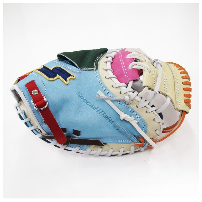 SSK（エスエスケイ）限定 軟式用キャッチャーミット カラフルシリーズ