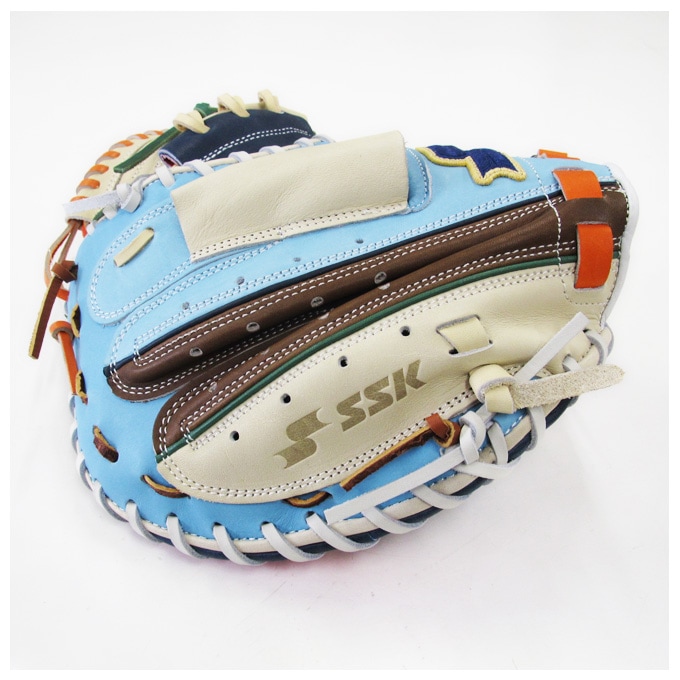 SSK（エスエスケイ）限定 軟式用キャッチャーミット カラフルシリーズ