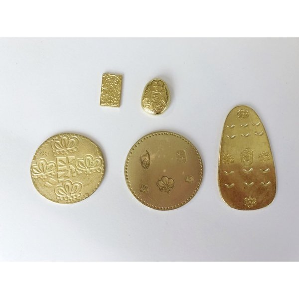 和同開珎 富本銭 甲州金 慶長丁銀 明和五匁銀 甲州大判 寛永通宝一文銭