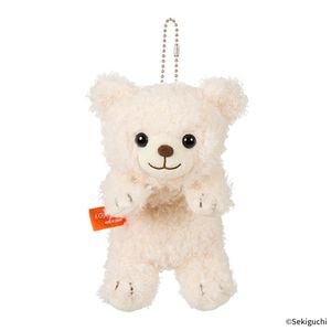 あそんで！テディベア マスコットキーチェーン ベージュ|【ぬいぐるみ