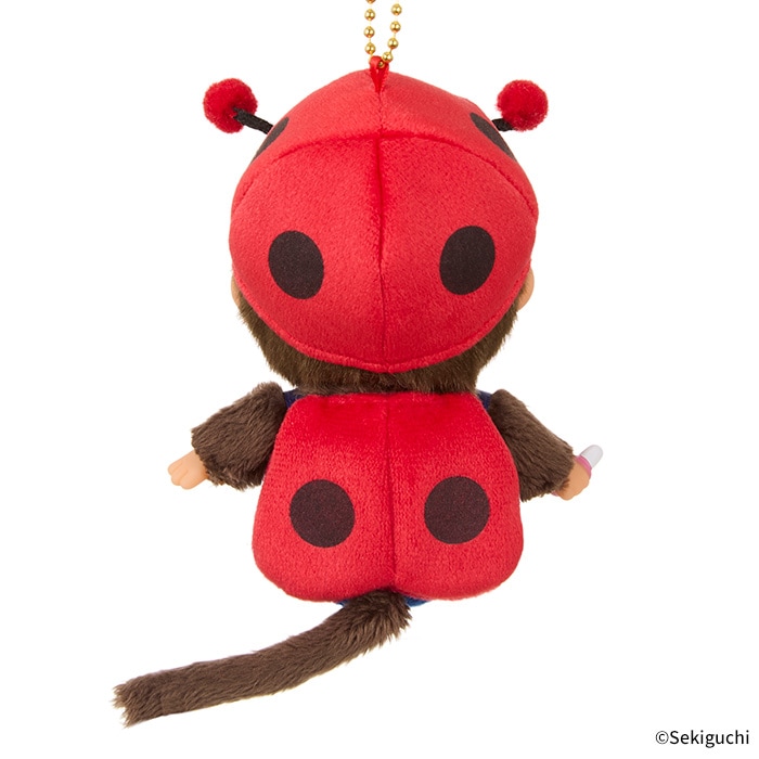 モンチッチ 顔でかSSキーチェーン てんとう虫|【ぬいぐるみのセキグチ