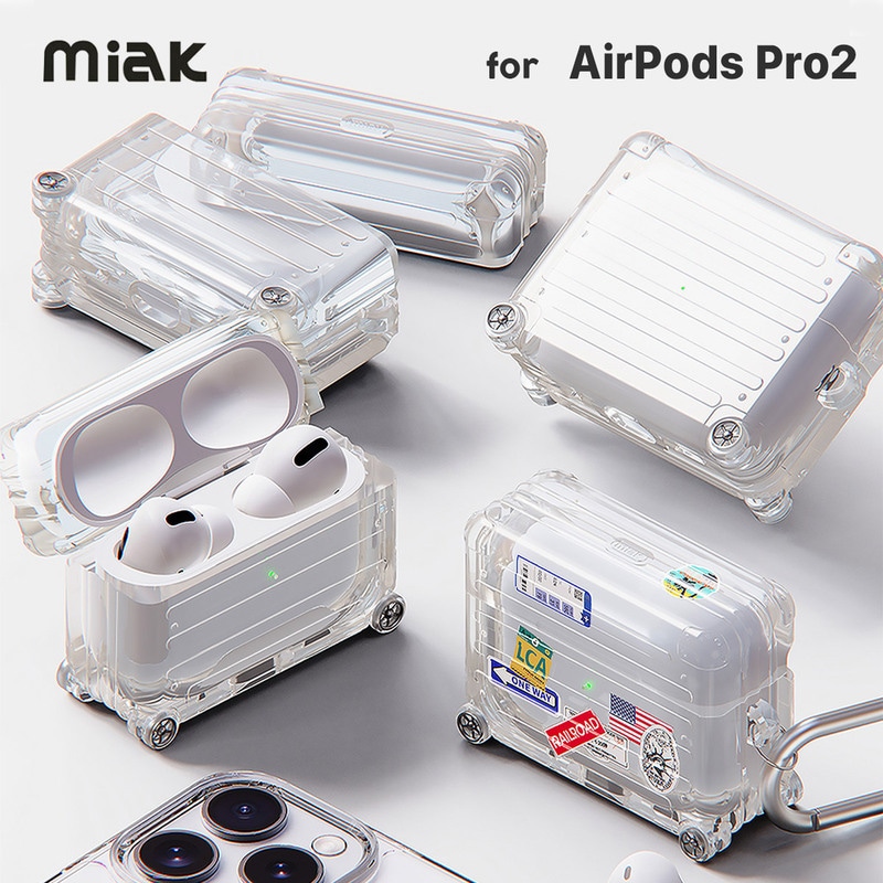 miak（ミアック） AirPods Pro 2 ケース クリア LED表示対応