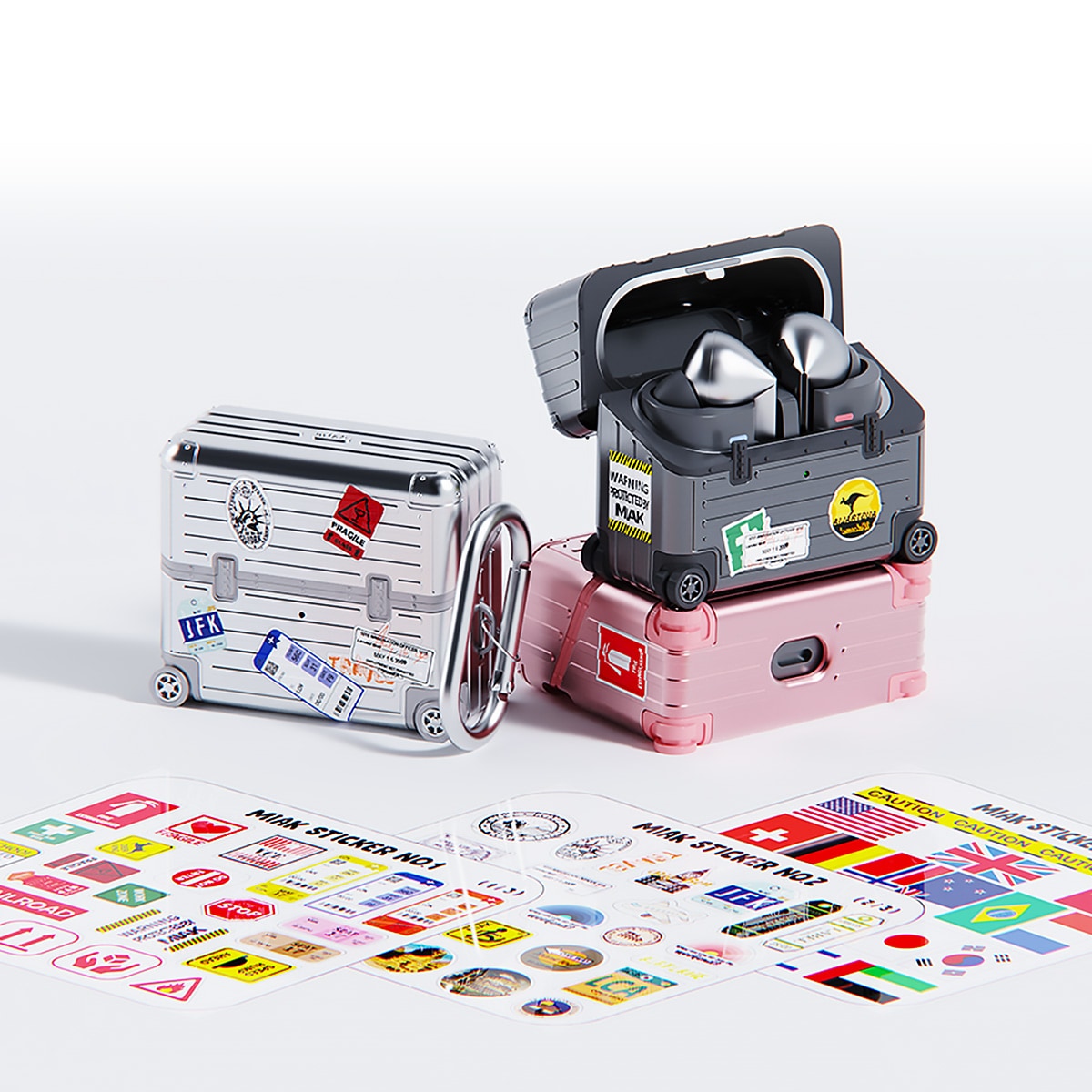 miak（ミアック） Galaxy Buds3/Buds3 Pro キャリーケースGalaxy buds3