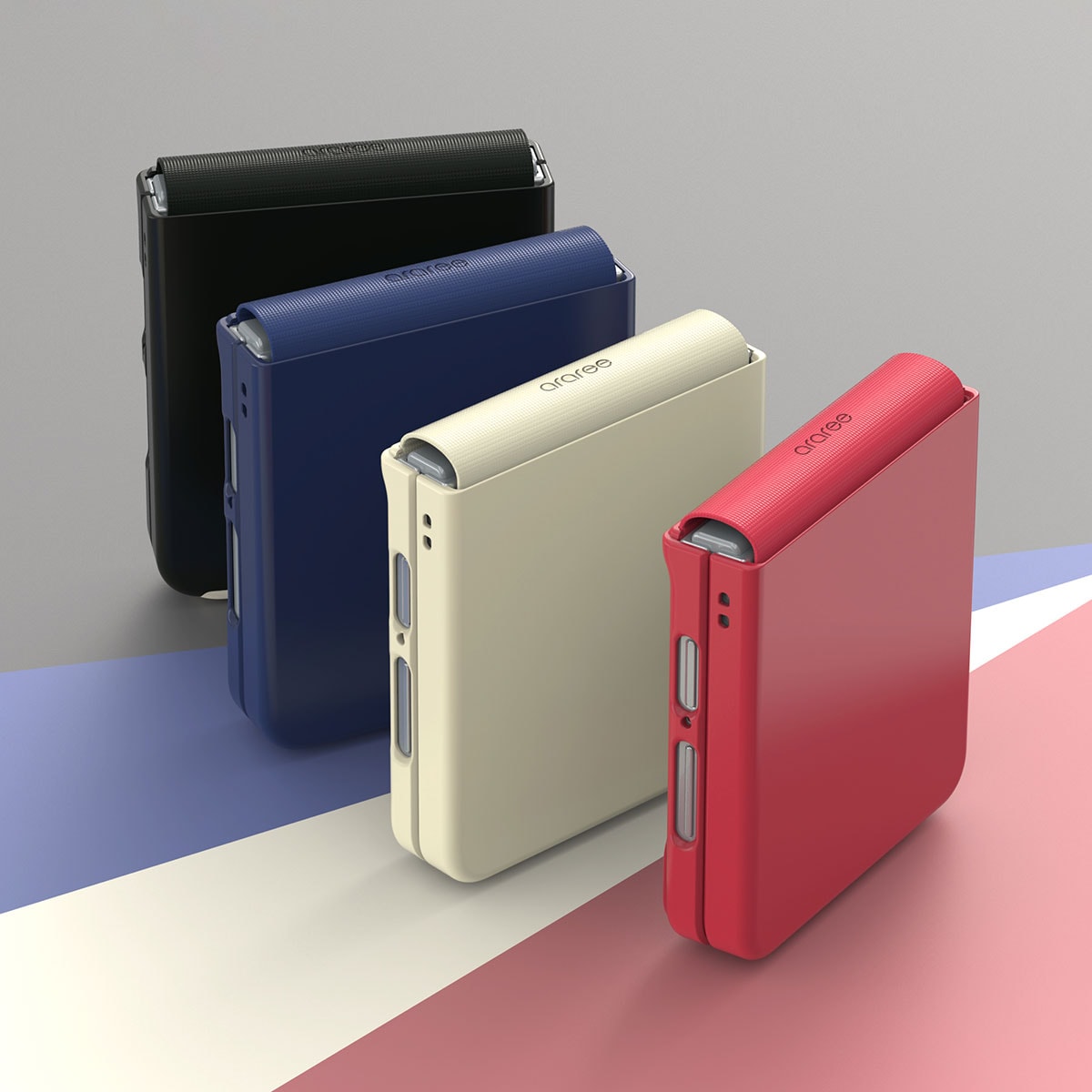 araree（アラリー） [Galaxy Z Flip7 用] Aero Flex ヒンジまで保護