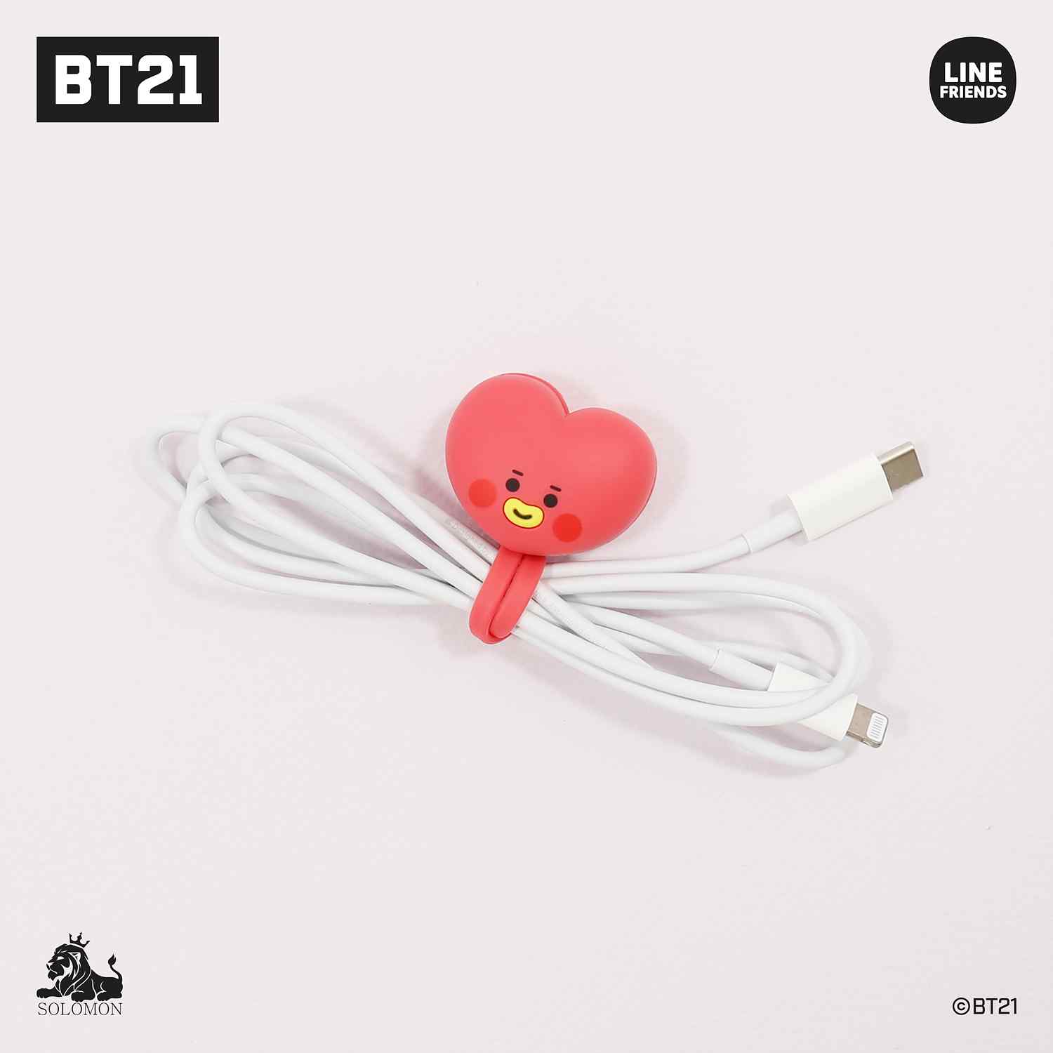 BT21 BT21 マグネット式ケーブルラップス 磁気ケーブルクリップ