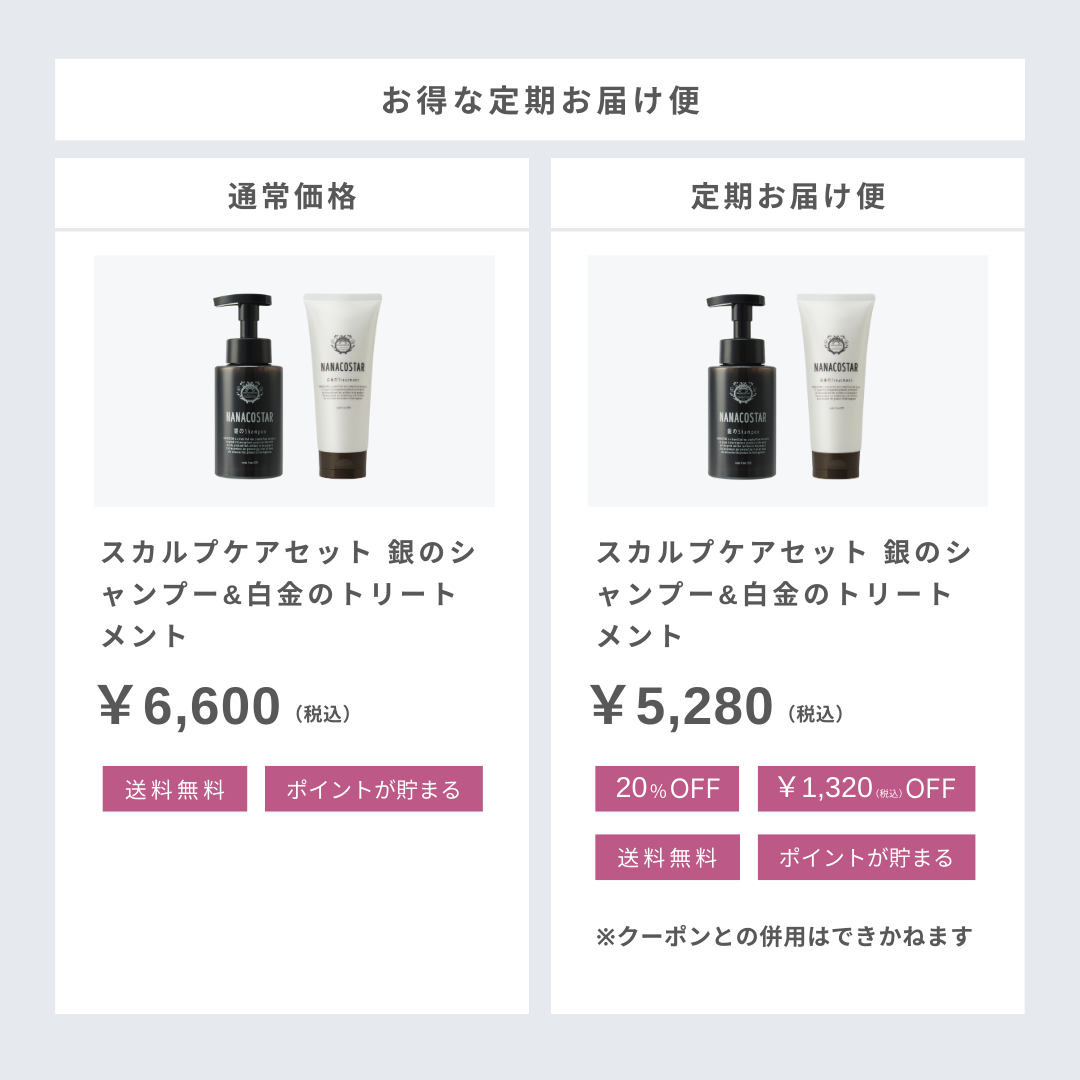 スカルプケアセット 銀のシャンプー&白金のトリートメント | すべての