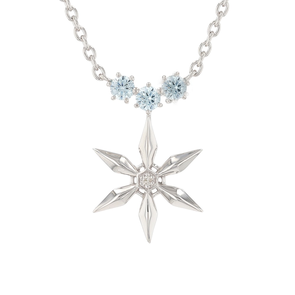 ディズニー] アナと雪の女王 ペンダント ネックレス シルバー