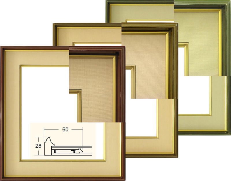 色紙額 4954 普通色紙サイズ（272×242mm） 前面UVカットアクリル仕様