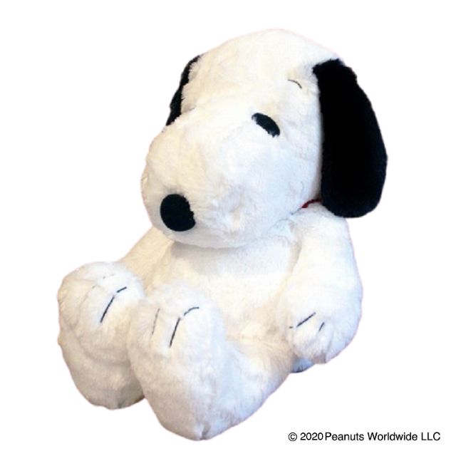 PEANUTS HUGHUG スヌーピー ぬいぐるみ2L 黒