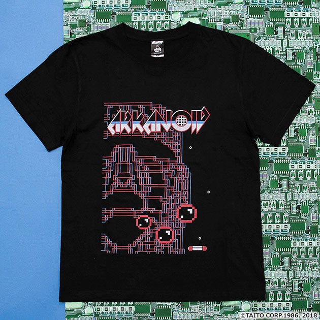VIDEO GAME TOKYO アルカノイド フルカラーTシャツ ブラック | 特集