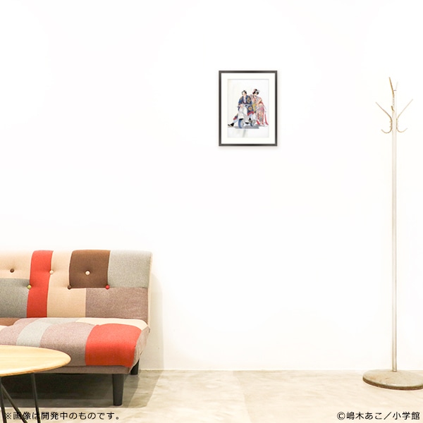 嶋木あこ20周年記念 サイン入り複製原画「ぴんとこな B」（原寸大B4