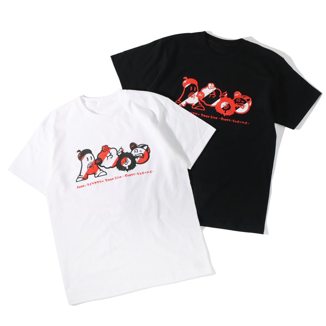 Aooo×ライブナタリー Tシャツ（ステッカー付き） | 特集から探す,Aooo