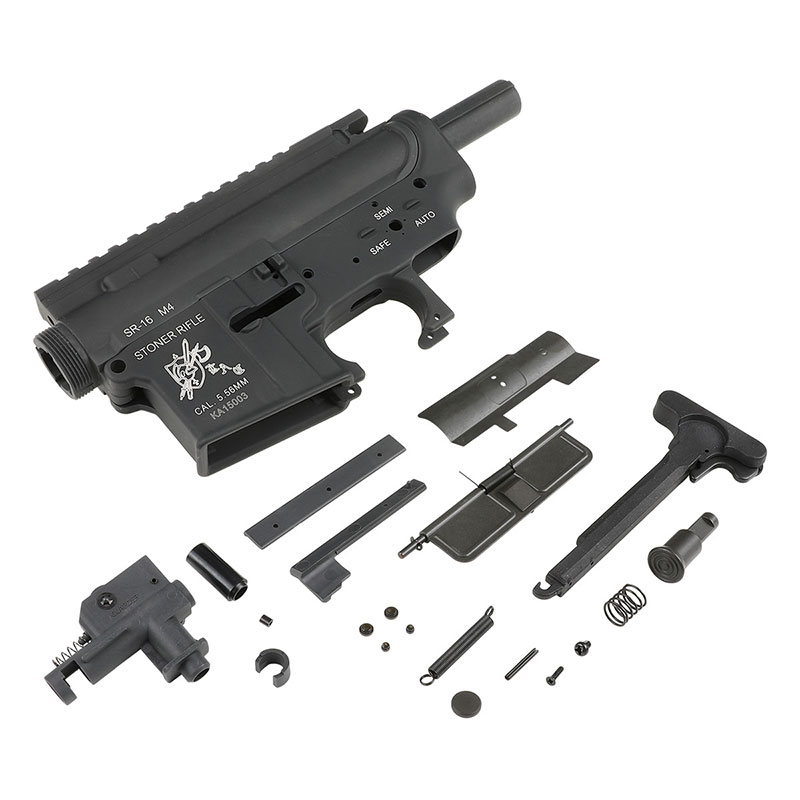 48Hセール】GUARDER ガーダー KAC SR-16レシーバーセット M4電動ガン用