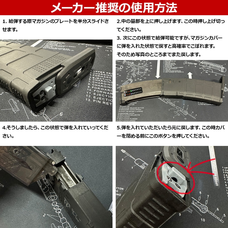 48Hセール】Guns Modify EVO P-MAG Gen.3タイプ 35連ガスマガジン