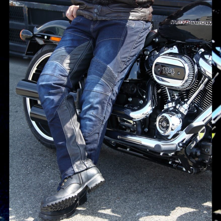 バイク 本革ヒートガード付き ウェア,メンズ,パンツ,本革ヒートガード