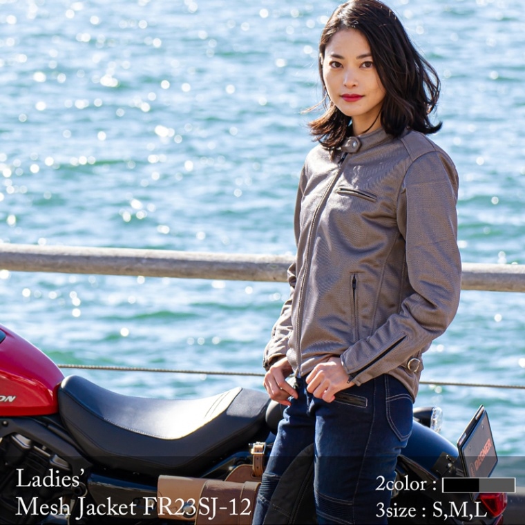 バイク レディーステキスタイルメッシュジャケット[FR22SJ-7] ウェア
