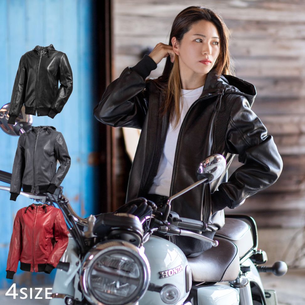 バイク レザー ウェア,レディース,ジャケット,素材別,レザー デグナー