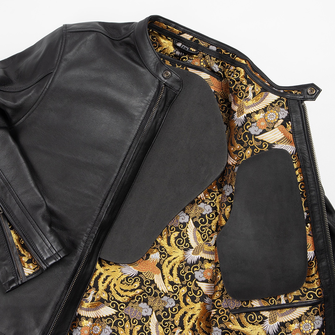 バイク 金襴レザージャケット[21SJ-14K_鳳凰] ウェア,メンズ