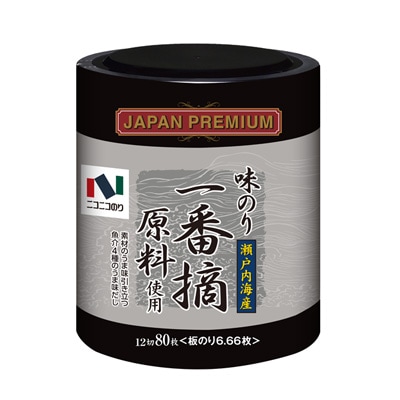 瀬戸内海産一番摘原料使用味のり卓上12切80枚 | 味のり,「JAPAN
