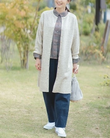 リラシク / 2WAYニットロングカーディガン | OUTLET,north object