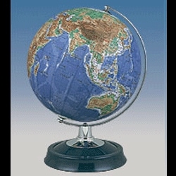 昭和カートン(三貴工業) SHOWAGLOBES 地勢図タイプ地球儀 26cm 26-TAP