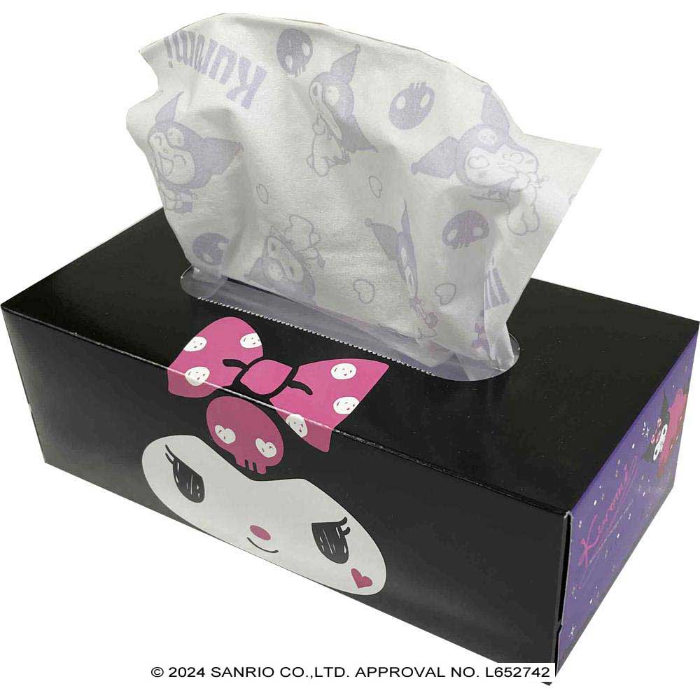 ハヤシ商事 クロミ キュートボックスティシュ 150組 10箱セット 122081