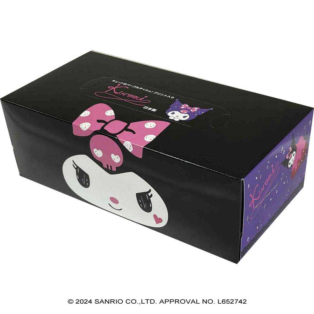 ハヤシ商事 クロミ キュートボックスティシュ 150組 10箱セット 122081