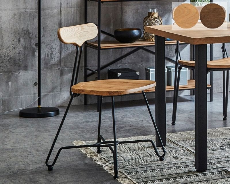 送料無料】1脚入り ダイニングチェア いす チェア ナチュラル ブラウン