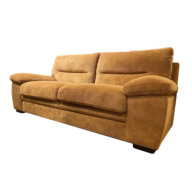 ソファ 3人掛け ファブリック コーデュロイ コーデュロイ生地 ライト