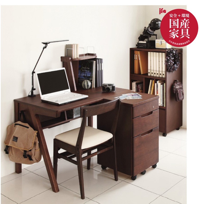 カリモク】学習デスク(天然木）細足タイプ ピュアナチュール SU3315MK