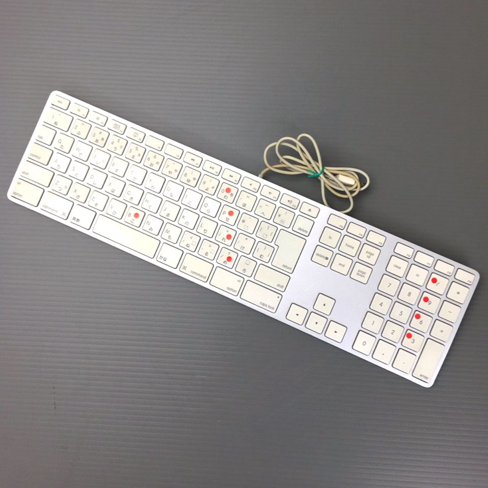 お宝発掘市！】 Apple USB Keyboard テンキー付(JIS) MB110J/A(A1243