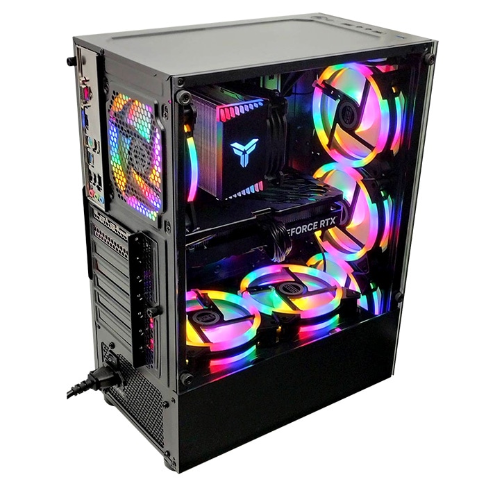 ゲーミングPC デスクトップパソコン ブラック GeForce RTX5060 第14